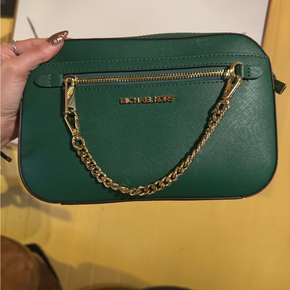 Michael Kors Handbags - Michael Kors Green Crossbody Bag